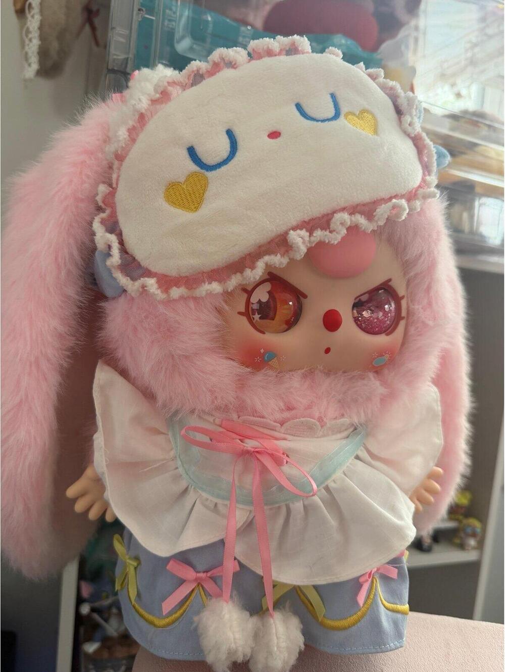 Baby Three Sweet Dreams 400% Pink Bunny Pink Liquid Eyes.